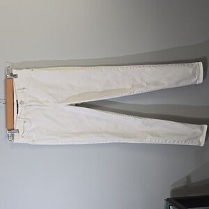 Abercrombie & Fitch Jeans Women's Size 0 Sz 25 White Cream Signature Collection